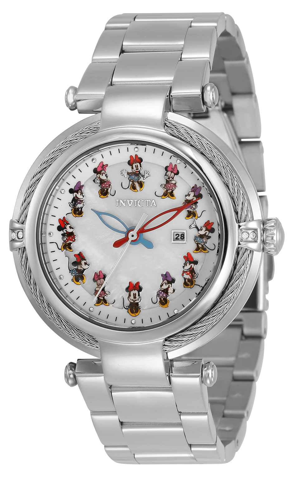Invicta Disney Limited Edition Minnie Mouse Women's Watch w/ Mother of Pearl Dial - 40mm, Steel (34111)