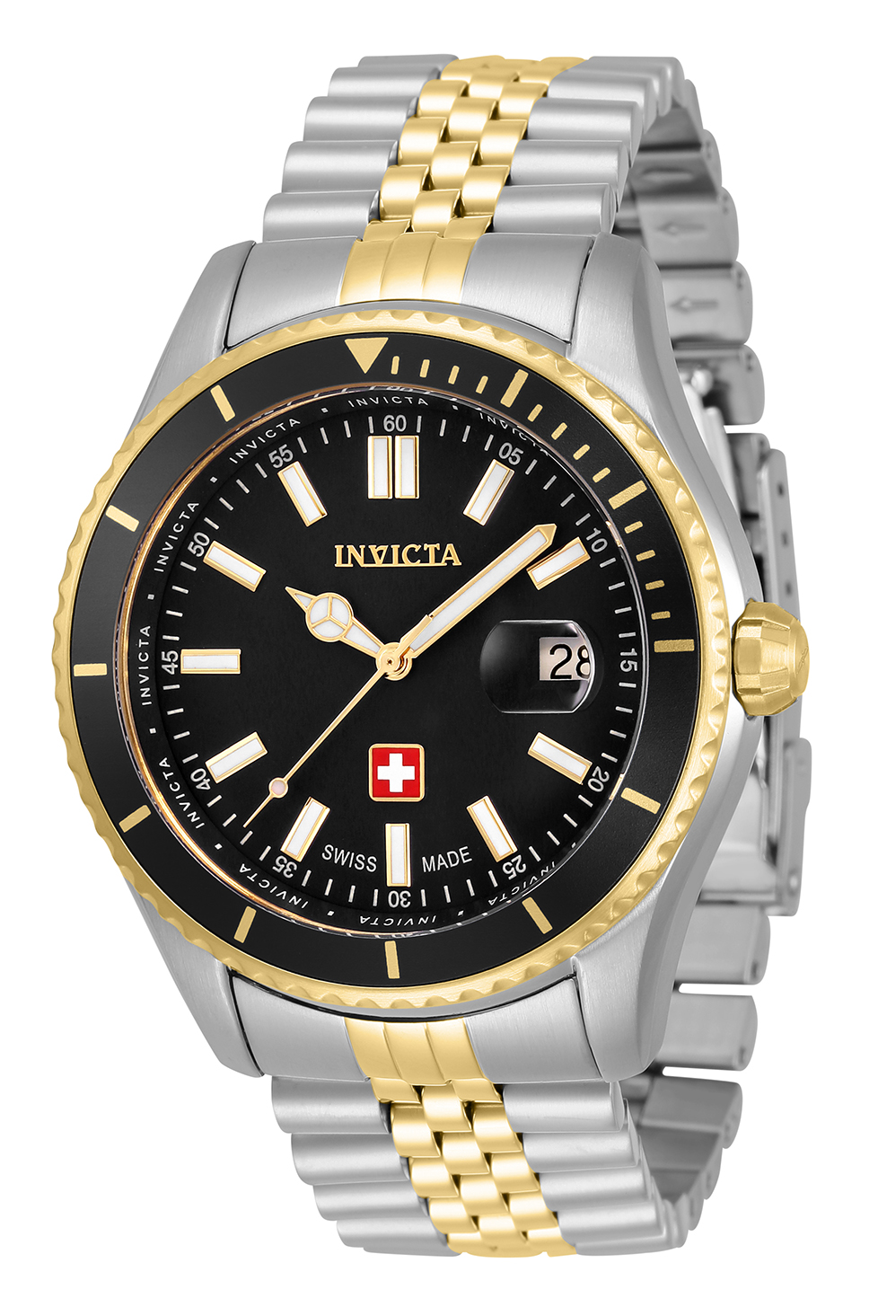 Invicta Pro Diver Men's Watch - 44mm, Steel, Gold (33433)