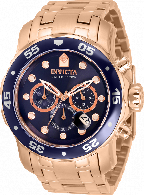 Invicta Pro Diver Men%27s Watch - 48mm, Rose Gold (30780)