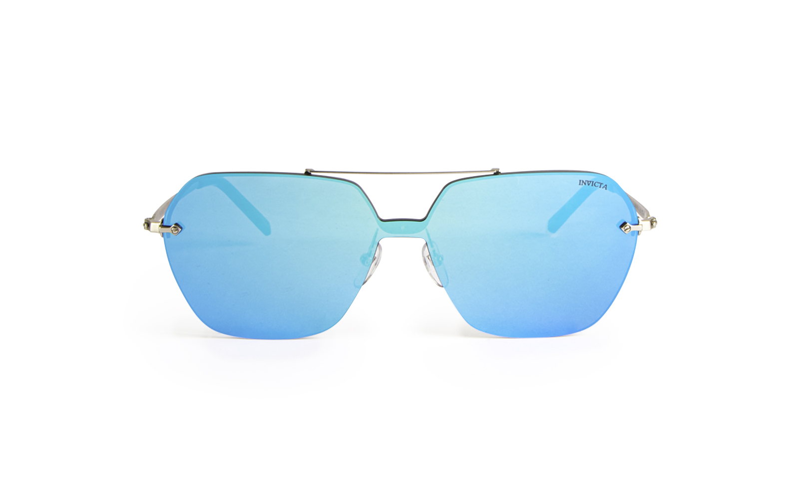 Invicta Men's Specialty Hexagonal Sunglasses, Blue (30680-SPE-03)