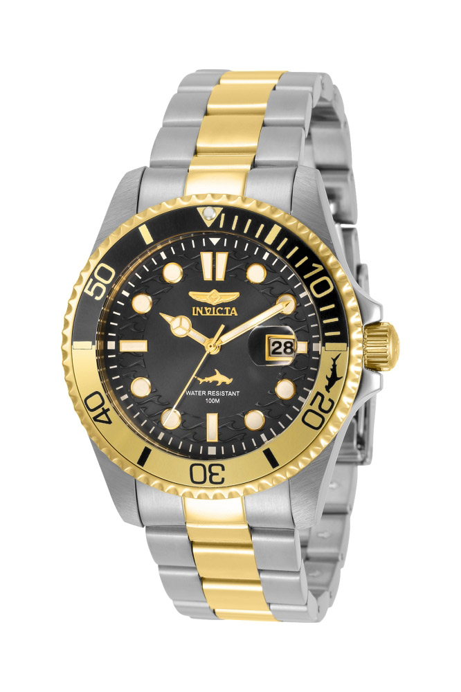 Invicta Pro Diver Men%27s Watch - 43mm, Steel, Gold (30944)