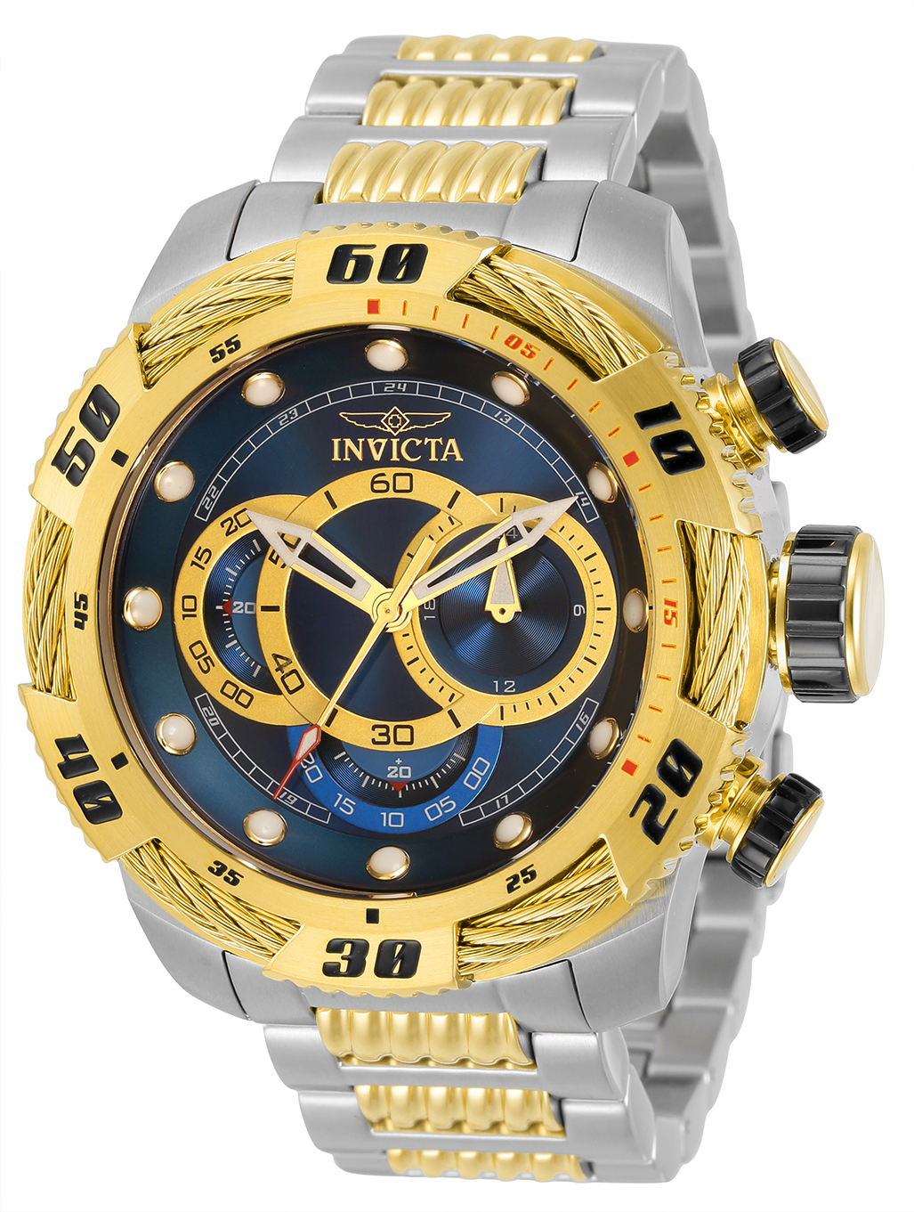 Invicta Speedway Men's Watch - 50mm, Steel, Gold (34160)