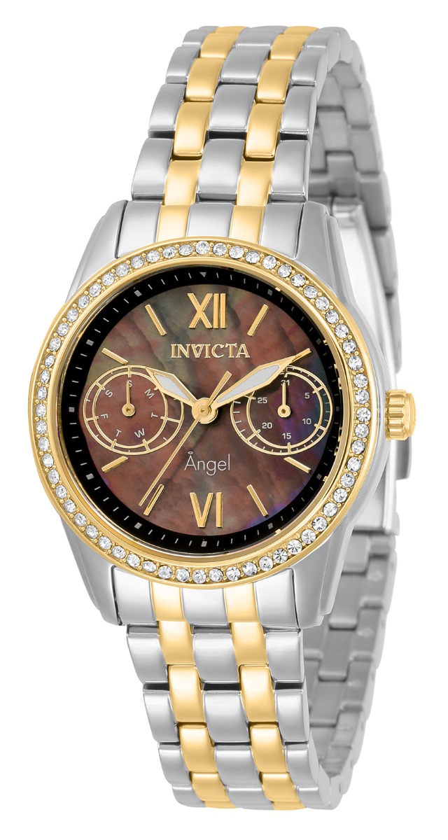 Invicta Angel Women%27s Watch w/ Mother of Pearl Dial - 32mm, Steel, Gold (31382)