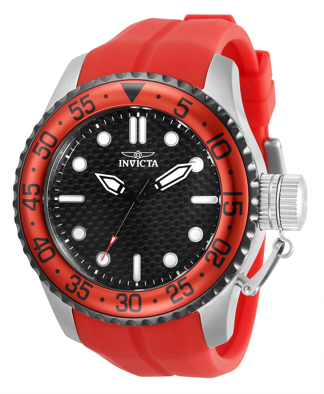 Invicta Pro Diver Men's Watch - 50mm, Red (34423) - Watch Review