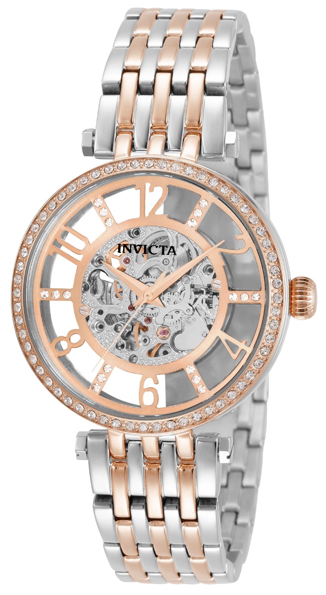 Invicta Objet D Art Automatic Women's Watch - 37mm, Steel, Rose Gold (ZG-32296)
