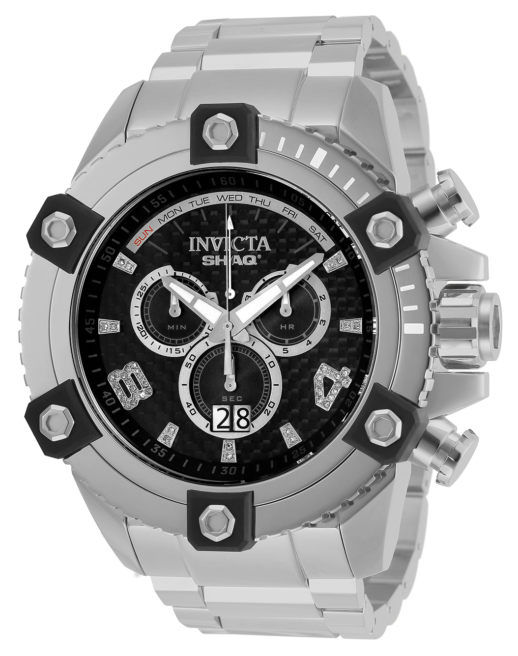 Invicta SHAQ 0.19 Carat Diamond Men's Watch - 60mm, Steel (33725)