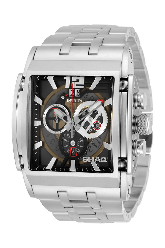 #1 LIMITED EDITION - Invicta SHAQ Quartz Mens Watch - 47mm Stainless Steel Case, Stainless Steel Band, Steel (33734)
