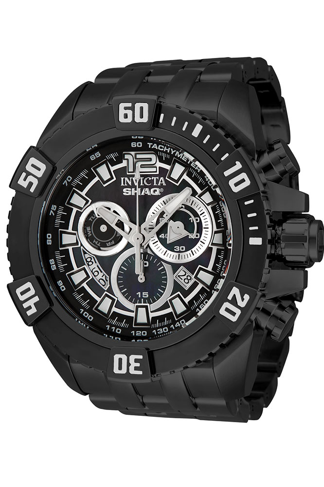 #1 LIMITED EDITION - Invicta SHAQ Quartz Mens Watch - 56mm Stainless Steel Case, Stainless Steel Band, Black (33770)