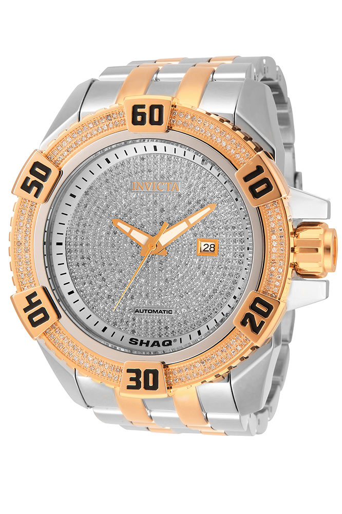 Invicta SHAQ 3.13 Carat Diamond Automatic Men's Watch - 56mm, Steel, Rose Gold (33781)