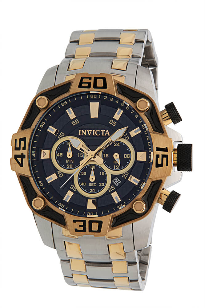 Invicta Pro Diver Men's Watch - 52mm, Steel, Gold (ZG-33853)