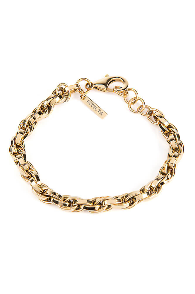 Invicta Elements Men's Stainless Steel Bracelet, Gold Tone - (33983)