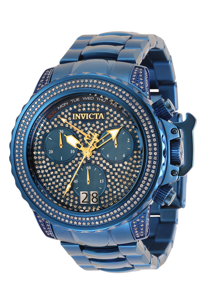#1 LIMITED EDITION - Invicta Subaqua Quartz Men's Blue w/ 3.31 Carat Diamonds Watch - 47mm - (34174-N1)