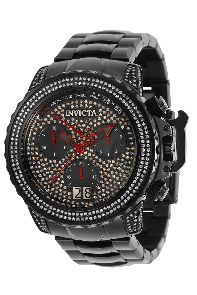 #1 LIMITED EDITION - Invicta Subaqua Quartz Men's Black w/ 3.31 Carat Diamonds Watch - 47mm - (34175-N1)
