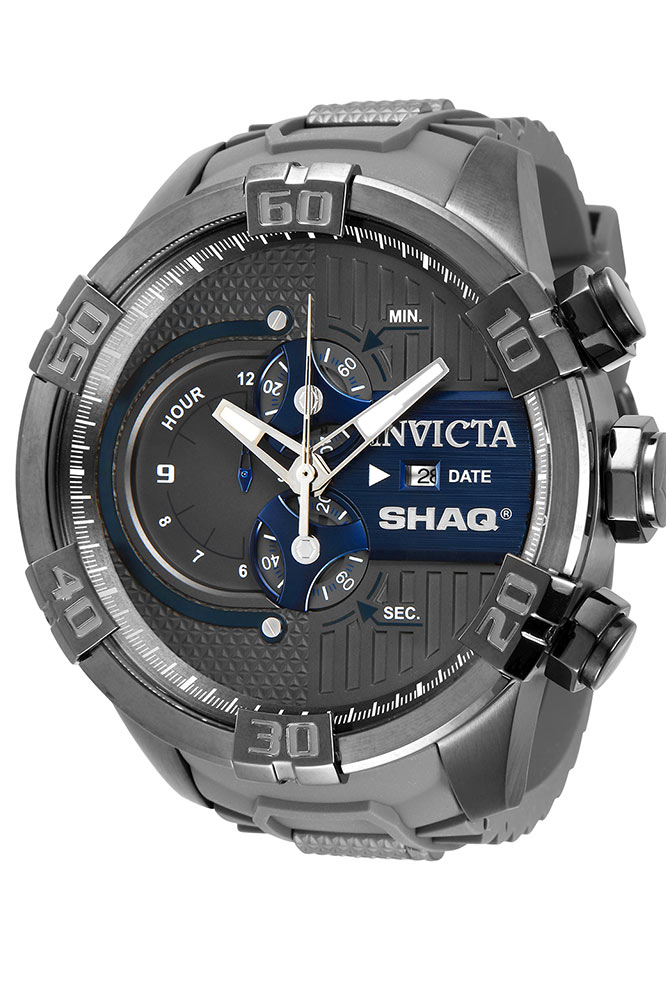 #1 LIMITED EDITION - Invicta SHAQ Quartz Men's Grey, Blue Watch - 60mm - (34559-N1)
