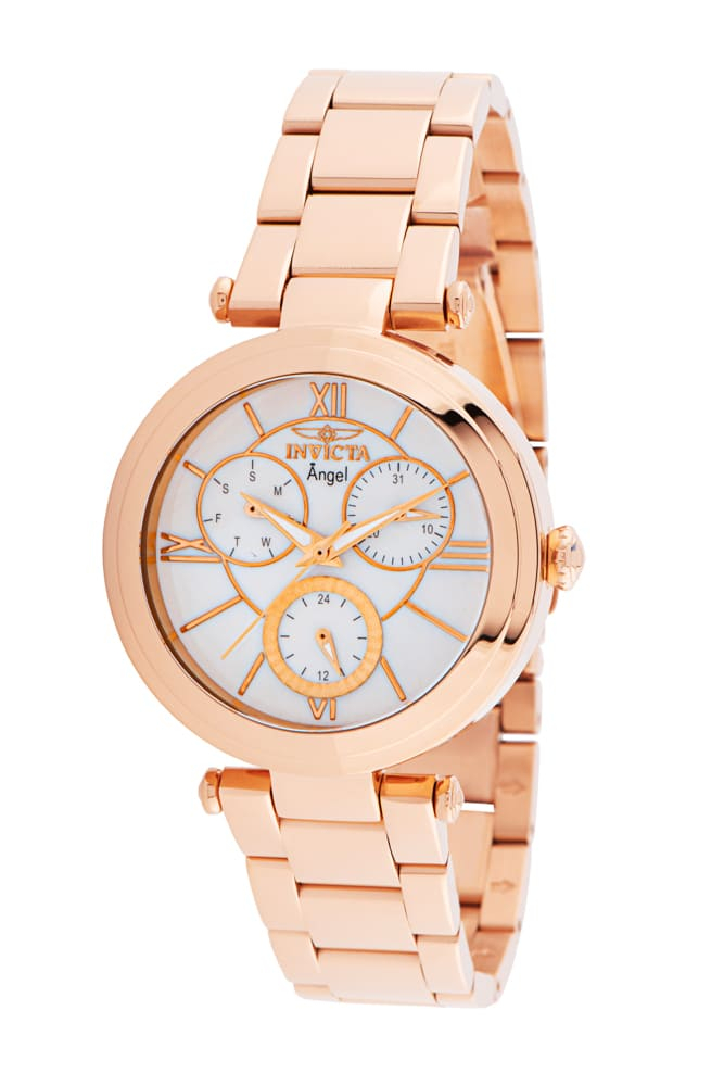 Invicta Angel Women's Watch w/ Mother of Pearl Dial - 36mm, Rose Gold (35330)