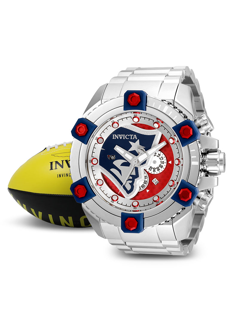 Invicta NFL New England Patriots Men's Watch - 56mm, Steel (35507)