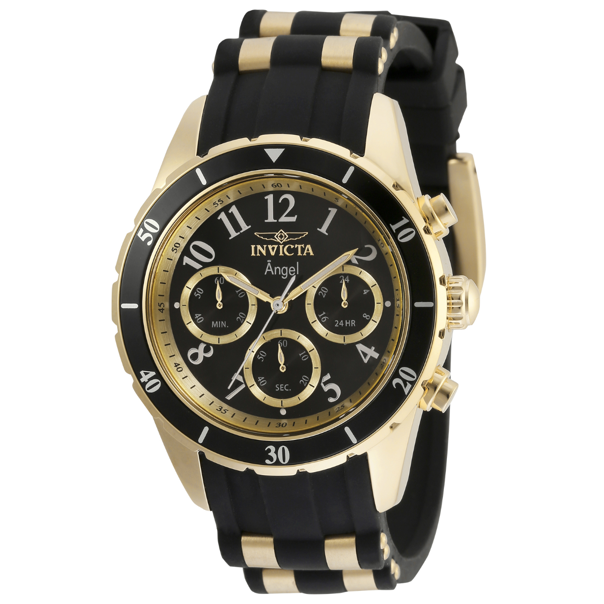 Pre-Owned Invicta Angel Women's Watch - 40mm, Gold, Black (AIC-35589)