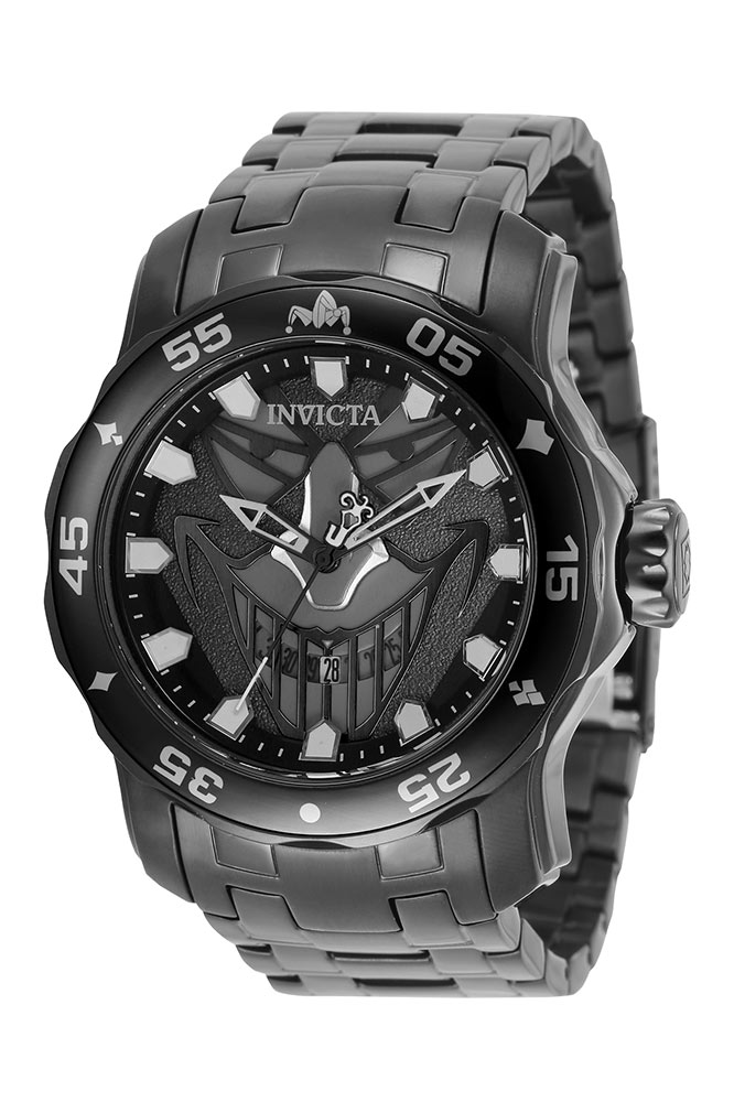 Invicta DC Comics Joker Men's Watch - 48mm, Black (35616)