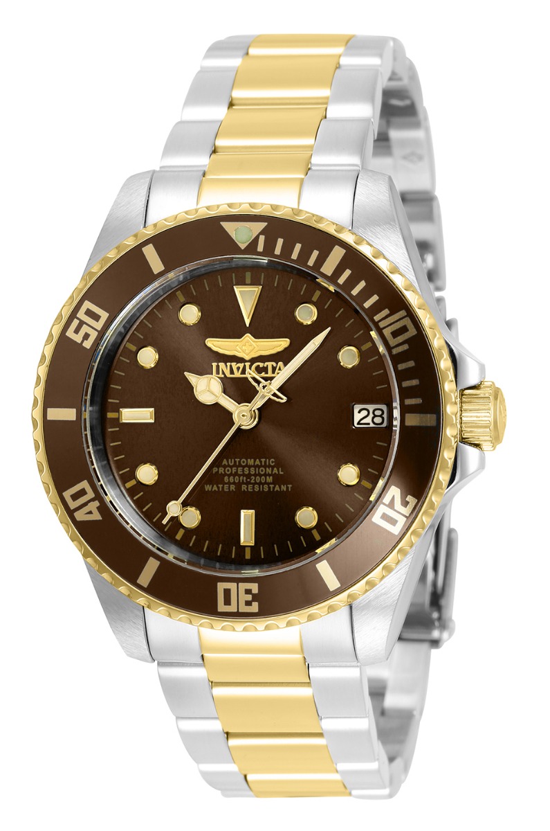 Invicta Pro Diver Automatic Women's Watch - 36mm, Steel, Gold (35716)