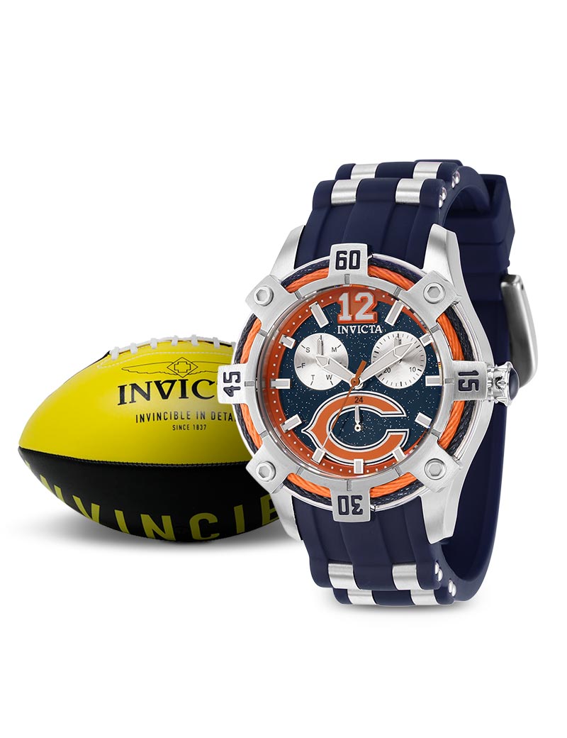 Invicta NFL Chicago Bears Women's Watch - 40mm, Blue, Steel (35790)