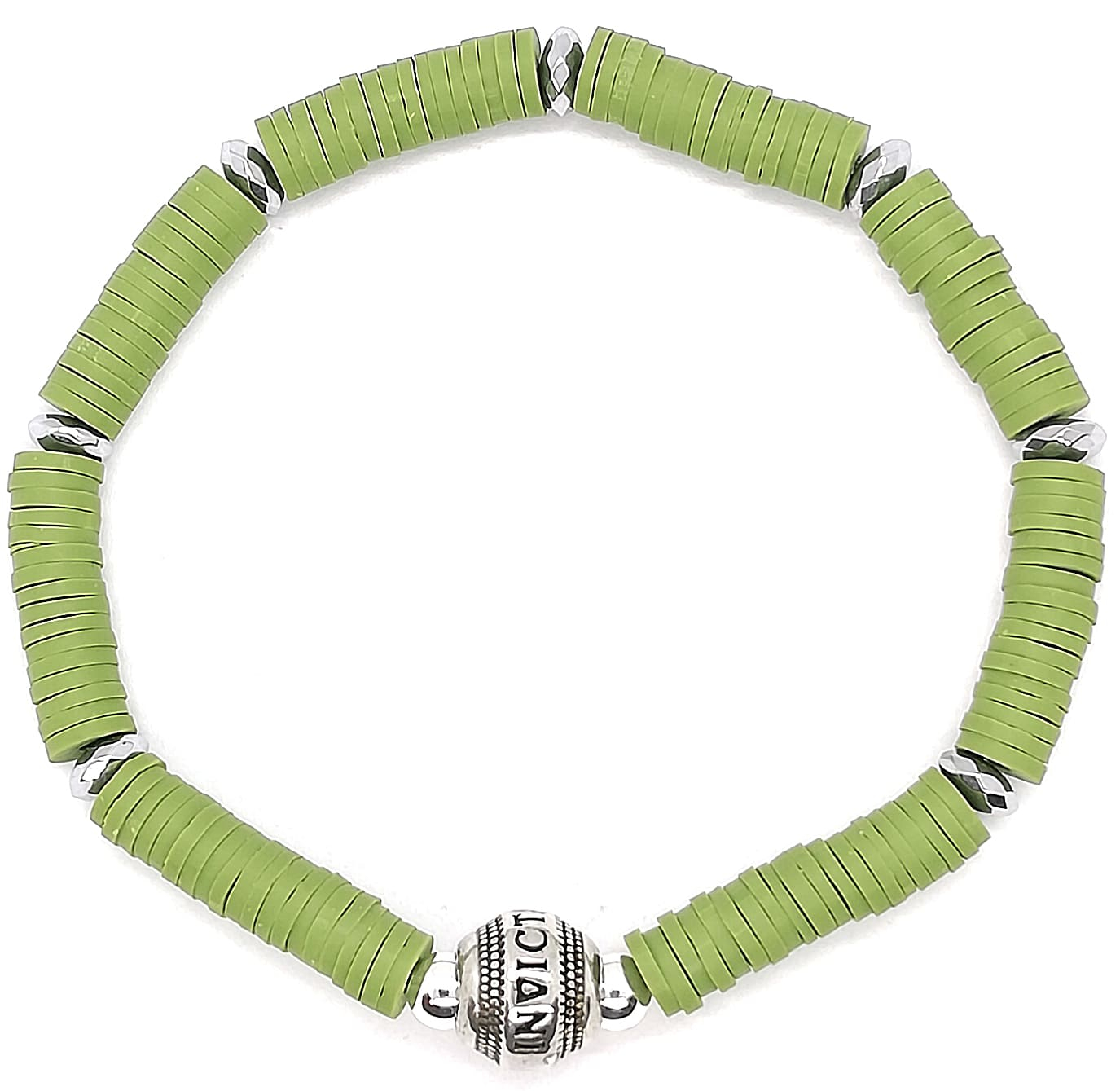 Invicta Elements Men's Army Green Rubber Bracelet (35893)