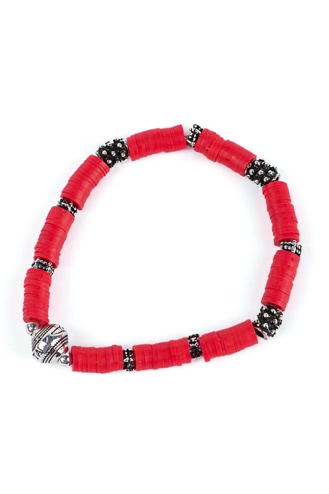 Invicta Elements Men's Rubber Bracelet,  Red (35970)