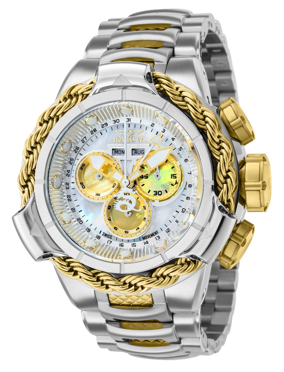 Invicta Subaqua Alpha Men's Watch w/ Metal, Mother of Pearl & Oyster Dial - 50.5mm, Steel, Gold (36000)