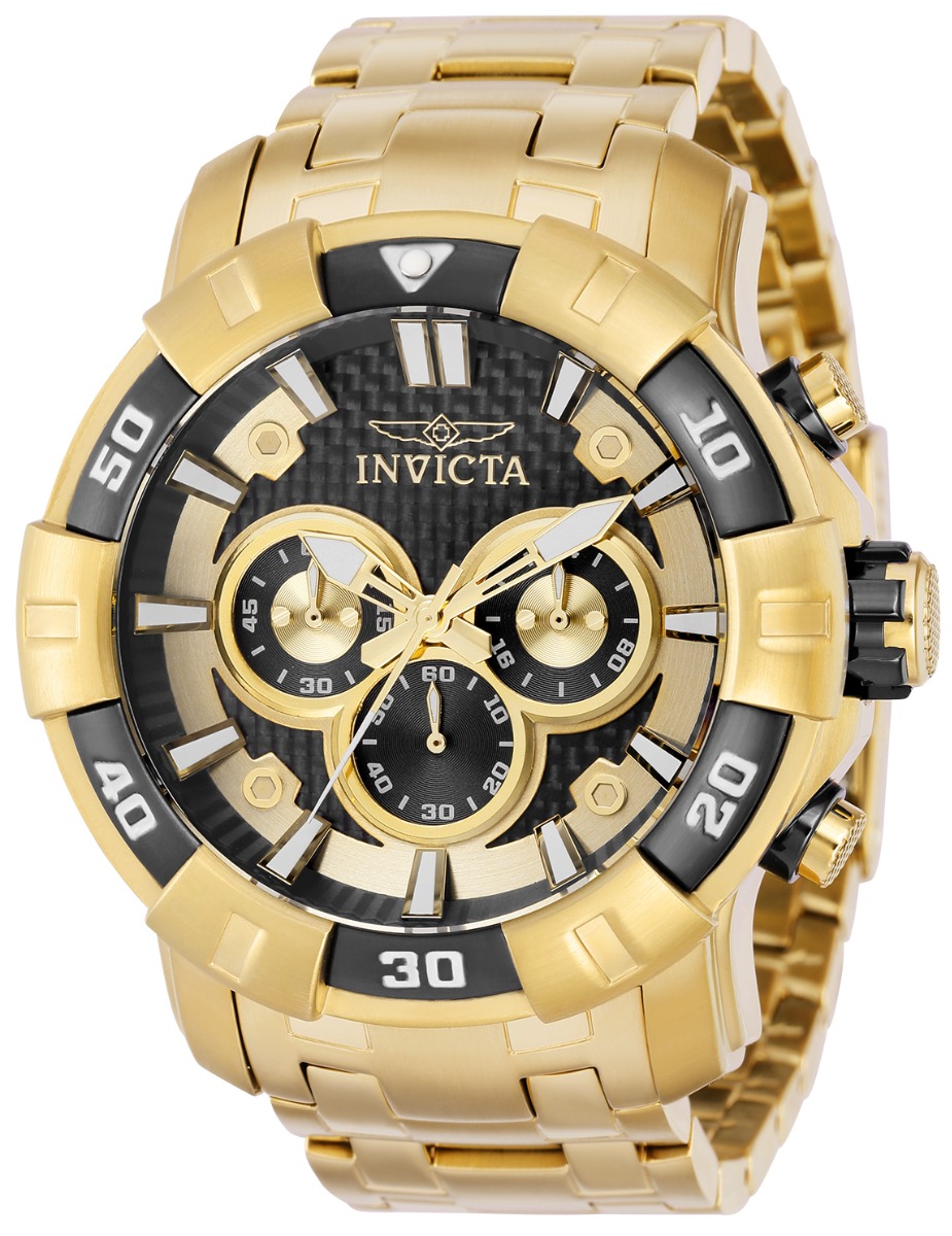 Invicta Pro Diver SCUBA Men's Watch - 52mm, Gold (36046)