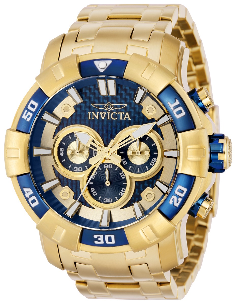 Invicta Pro Diver SCUBA Men's Watch - 52mm, Gold (36047)