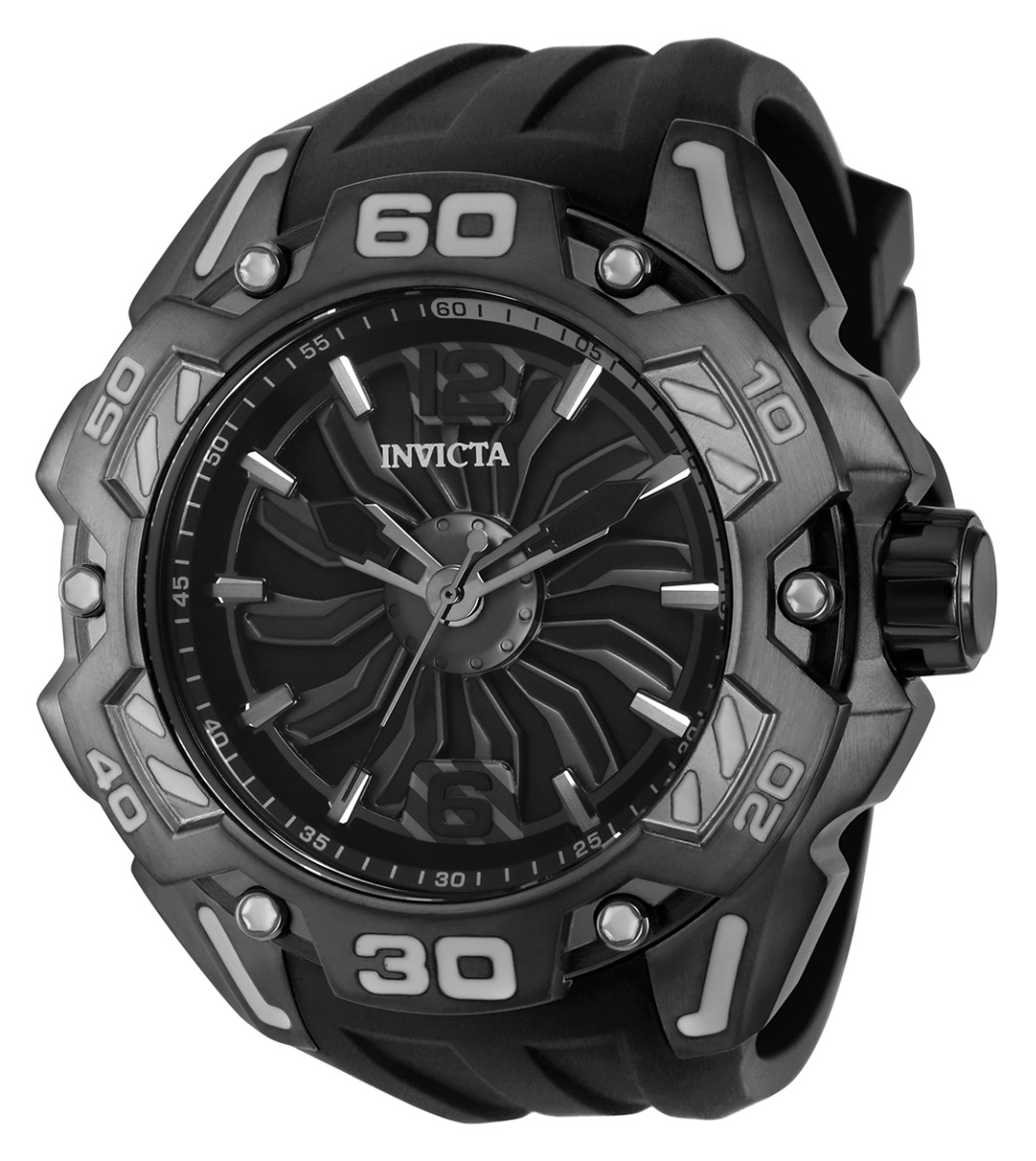 Invicta Aviator Automatic Men's Watch - 55mm, Black (36105)