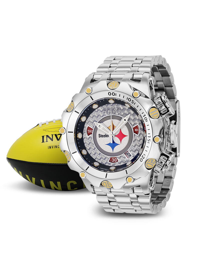 Invicta NFL Pittsburgh Steelers Men's Watch - 51mm, Steel (36151)