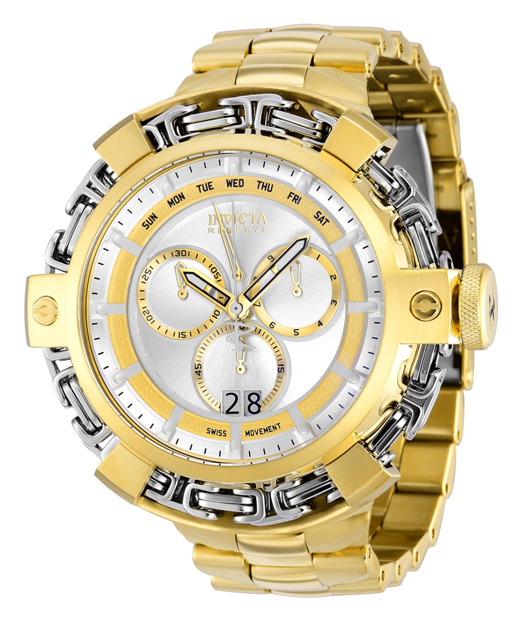 Invicta Reserve Wolf King Men%27s Watch - 61.50mm, Gold (36185)