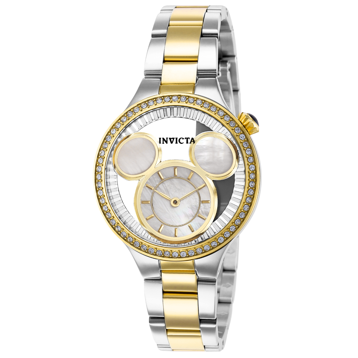 Invicta Disney Limited Edition Women's Watch w/ Metal & Mother of Pearl Dial - 35mm, Steel, Gold (36265)