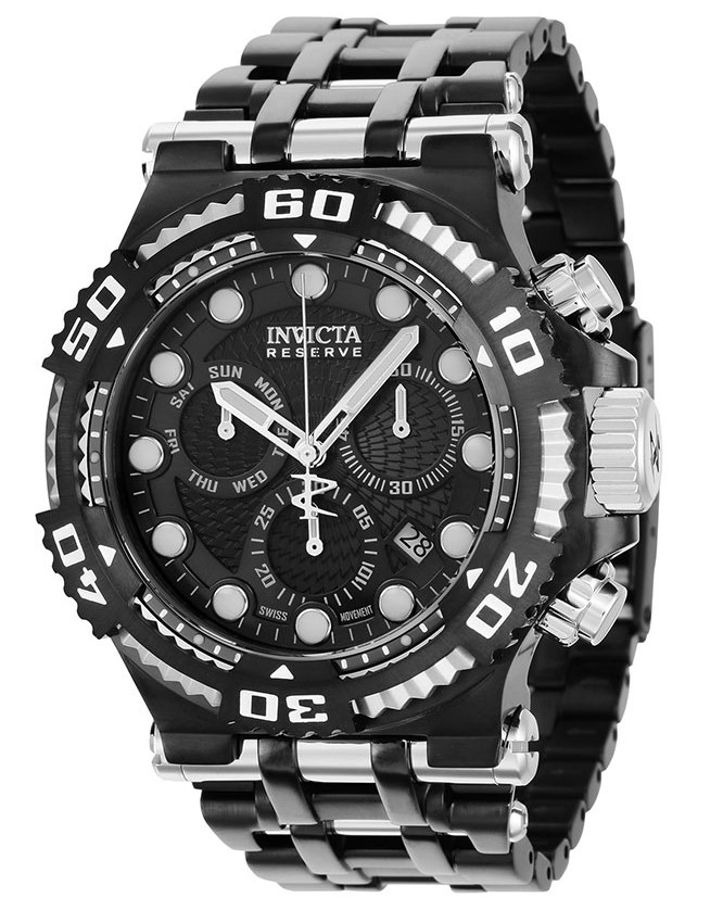Invicta Reserve Men's Watch - 50mm, Black, Steel (36403)