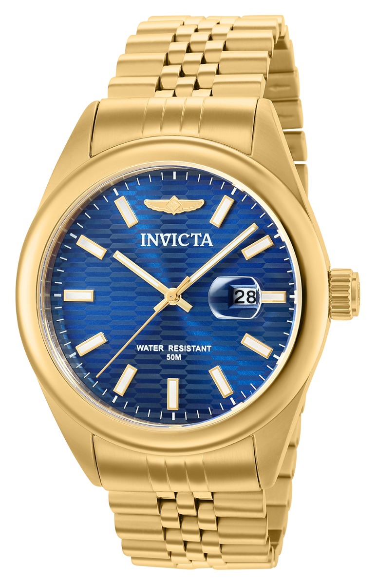 Invicta Aviator Men%27s Watch - 43mm, Gold (38412)