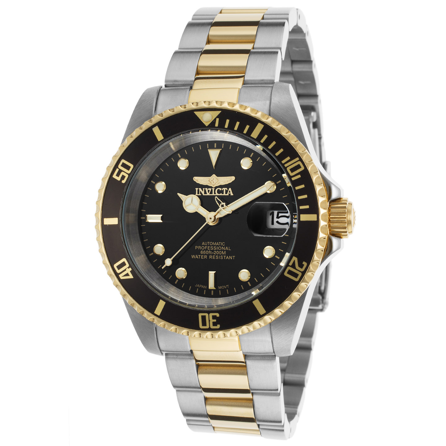 Invicta Pro Diver Automatic Men's Watch - 40mm, Steel, Gold (8927OB)