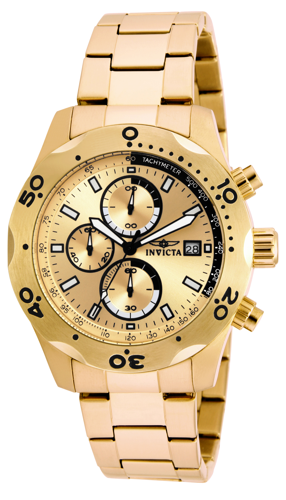 Invicta Specialty Men's Watch - 45mm, Gold (17750)