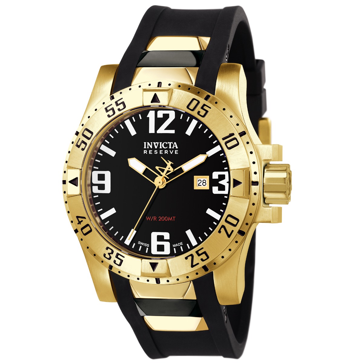 Pre-Owned Invicta Excursion Men's Watch - 49.5mm, Gold, Black (AIC-6255S)