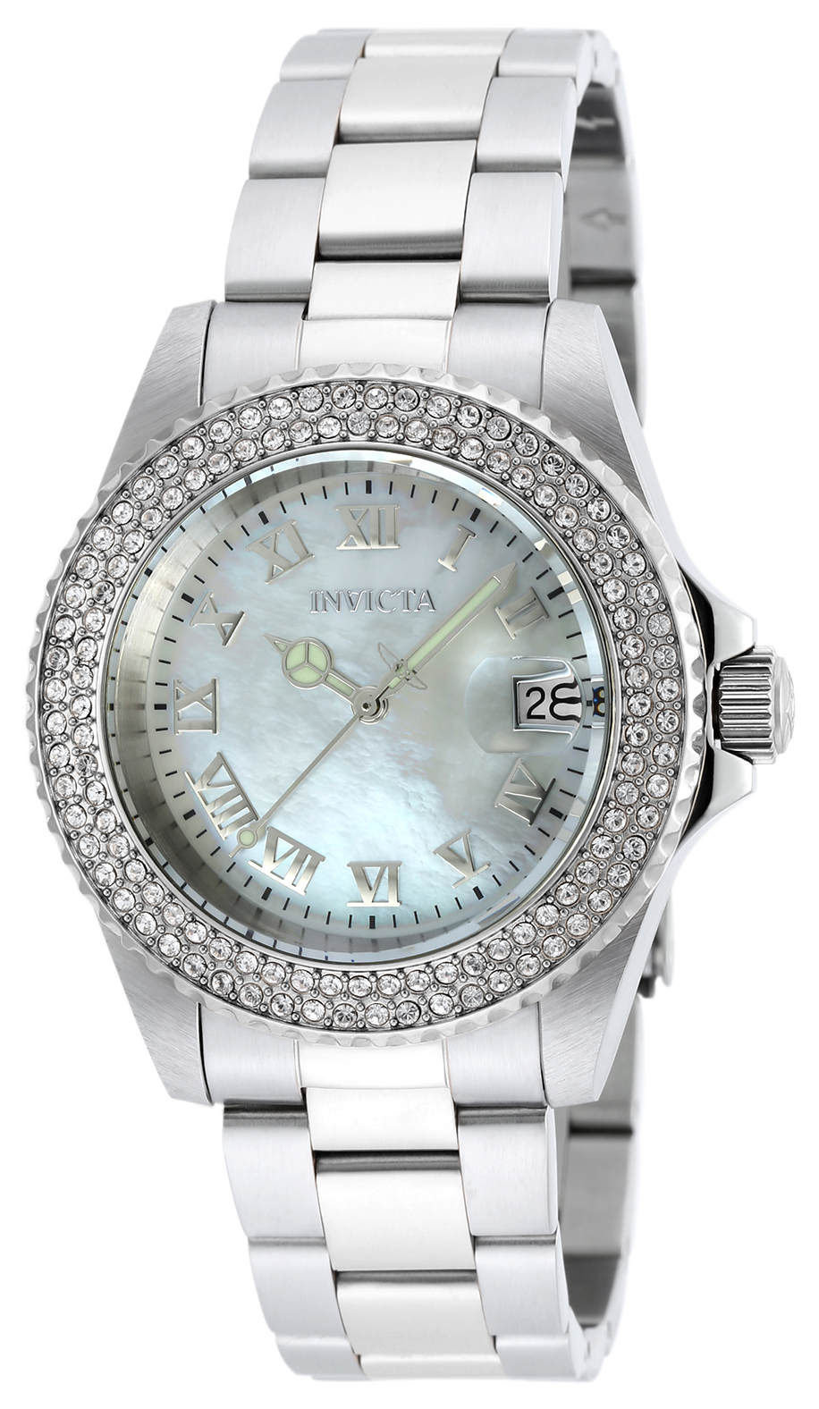 Invicta Angel Women's Watch w/ Mother of Pearl Dial - 40mm, Steel (19873)