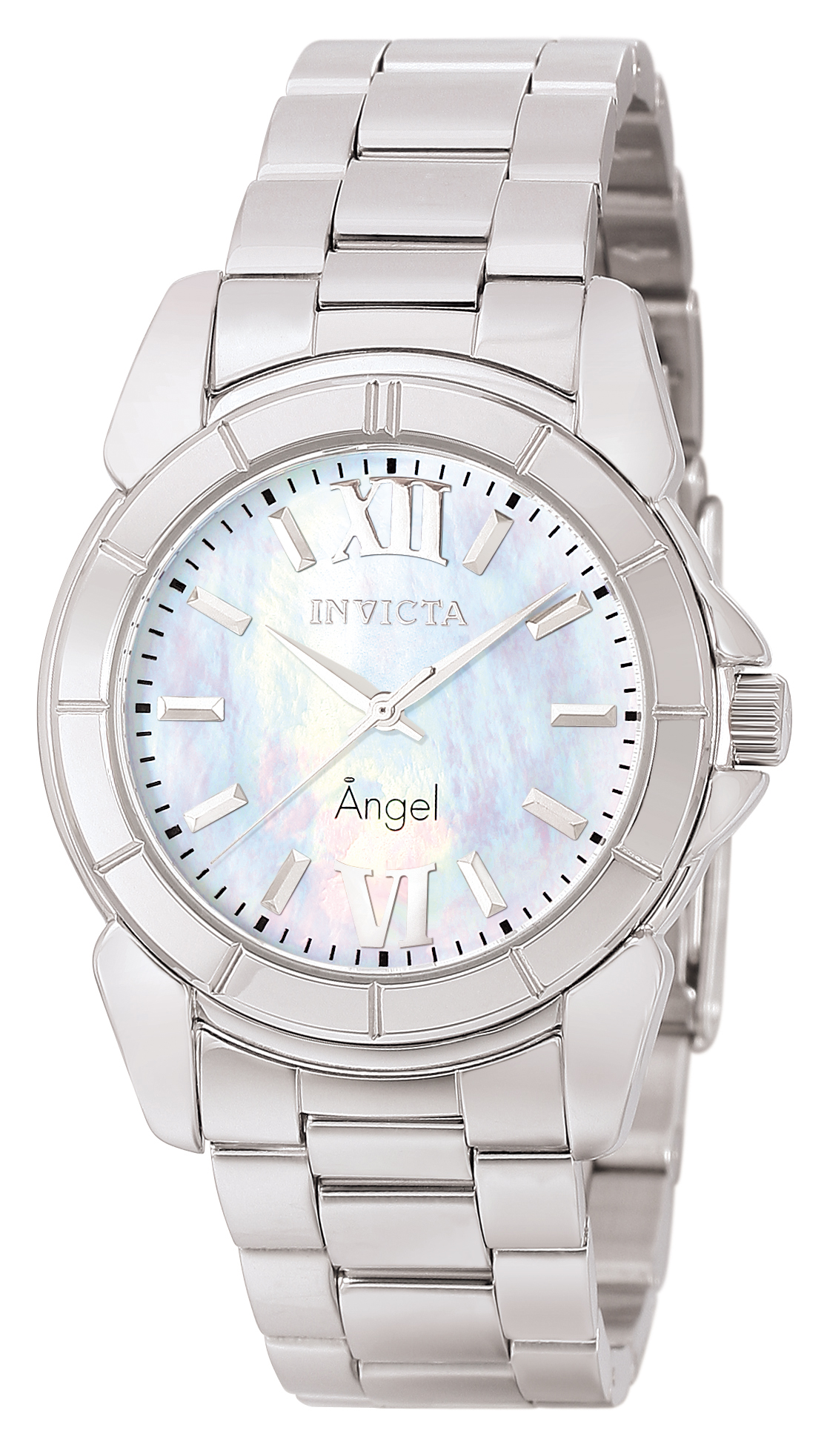 Invicta Angel Women%27s Watch w/ Mother of Pearl Dial - 38mm, Steel (0458)
