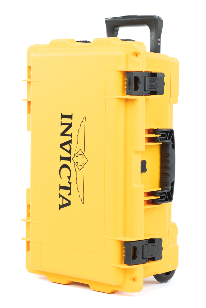 invicta 25-Slot Dive Case, Yellow (DC25YEL)