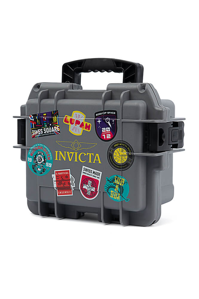 Invicta 3-Slot Patch Impact Case - Model DC3PATCH