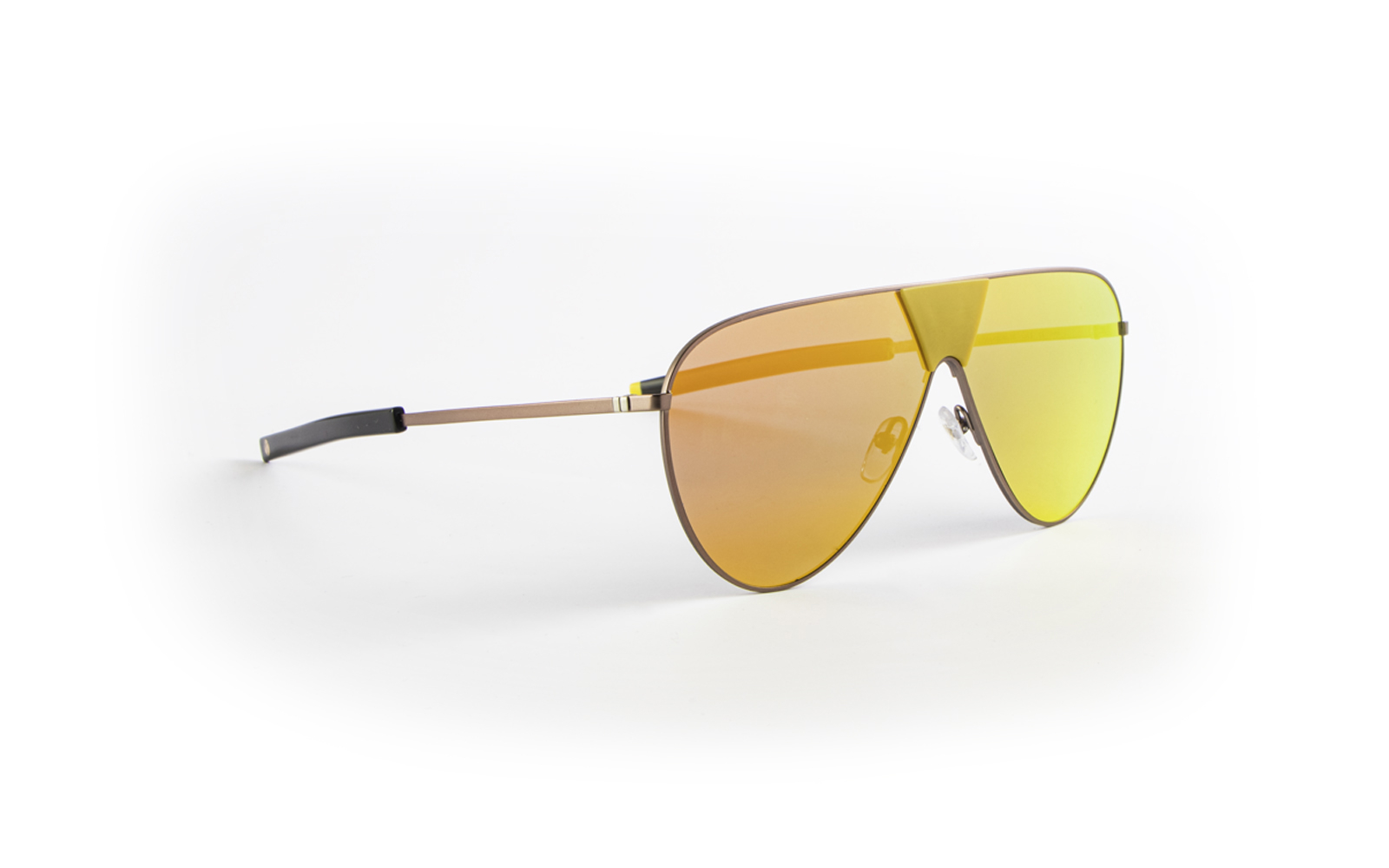 Invicta Men's Objet D Art Shield Sunglasses, Yellow (27564-OBJ-05-08)