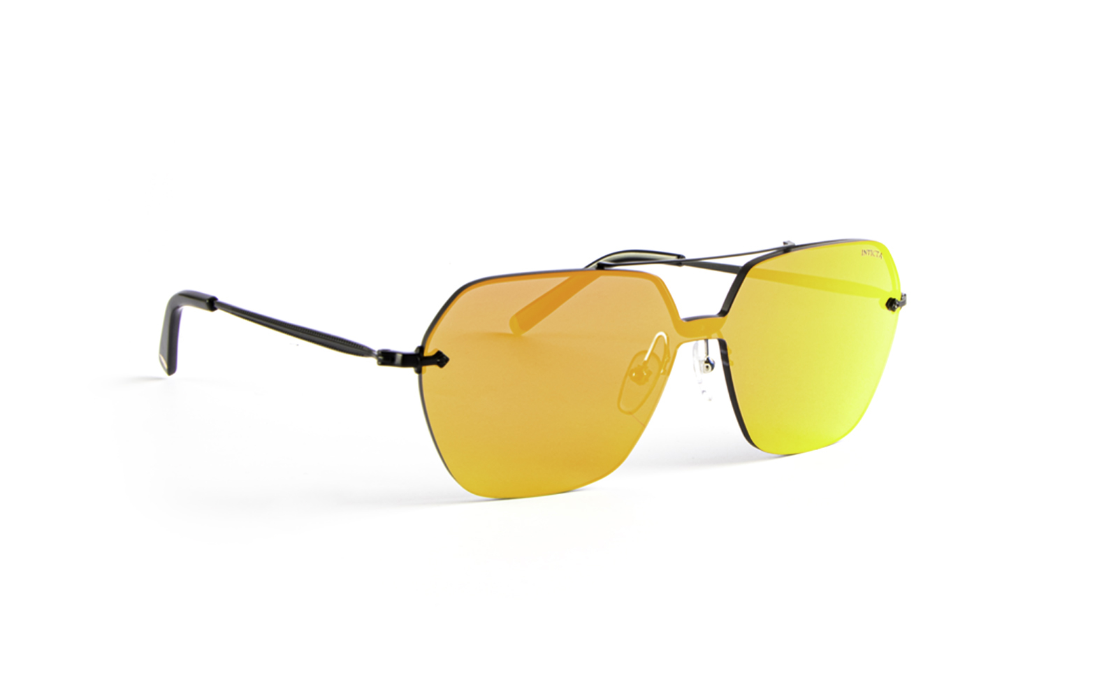 Invicta Men's Specialty Hexagonal Sunglasses, Yellow (30680-SPE-01-08)