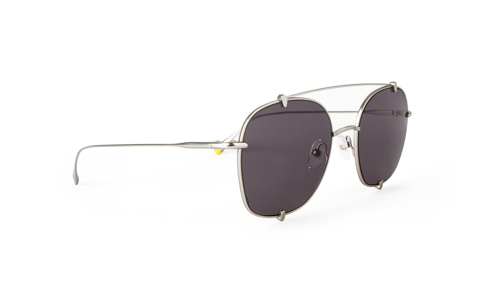 Invicta Men's DNA Geometric Round Sunglasses, Black (20313-DNA-03)