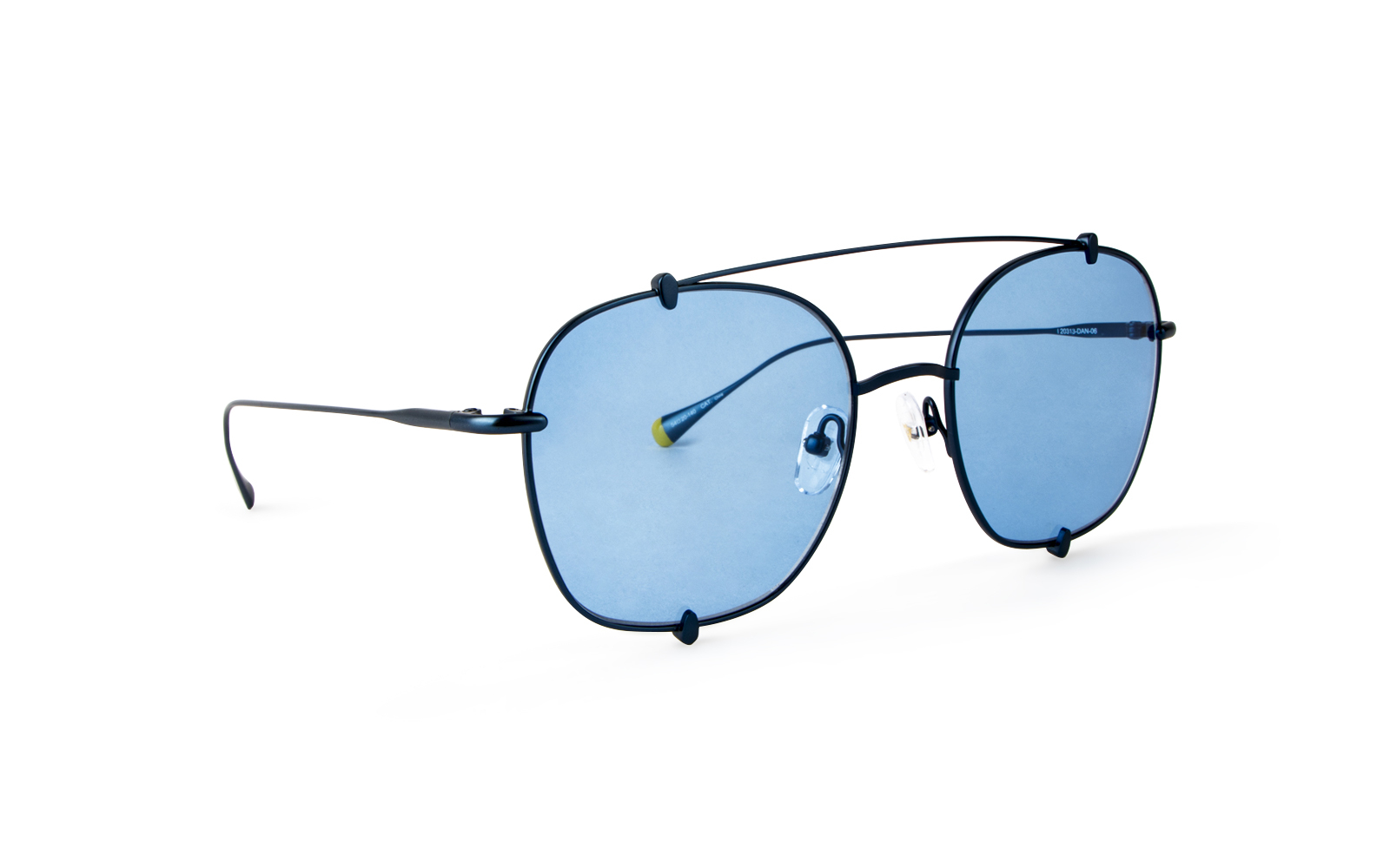 Invicta Men's DNA Geometric Round Sunglasses, Blue (20313-DNA-06)