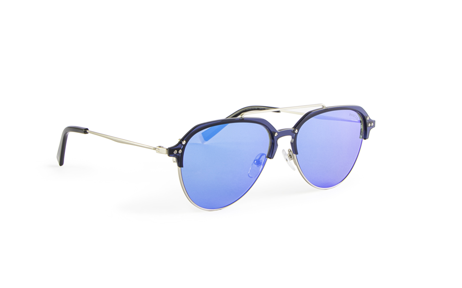 Invicta Men's Aviator Clubmaster Style Sunglasses, Blue (21740-AVI-06)