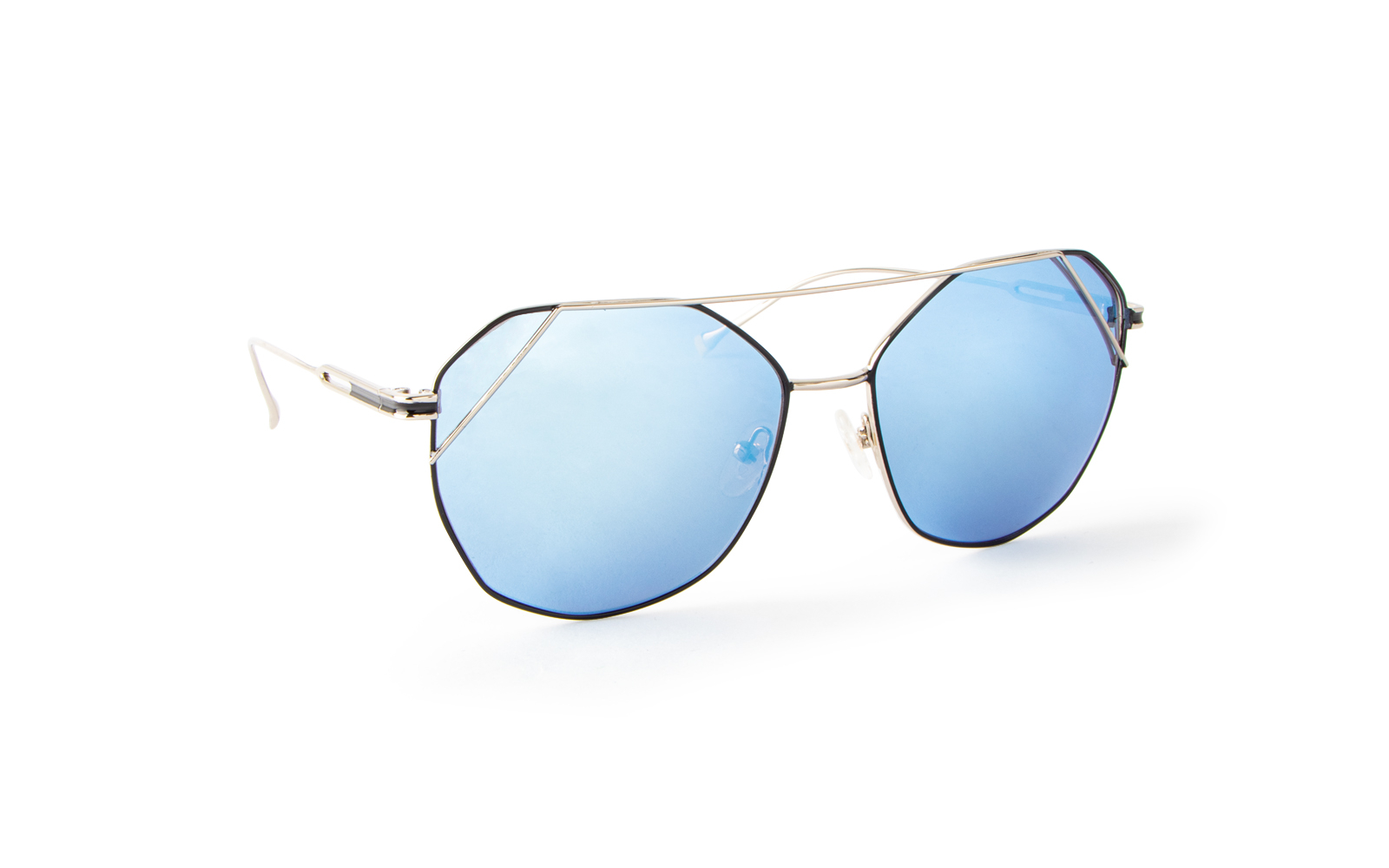 Invicta Men's Objet D Art Octagonal Sunglasses, Blue (27580-OBJ-03)