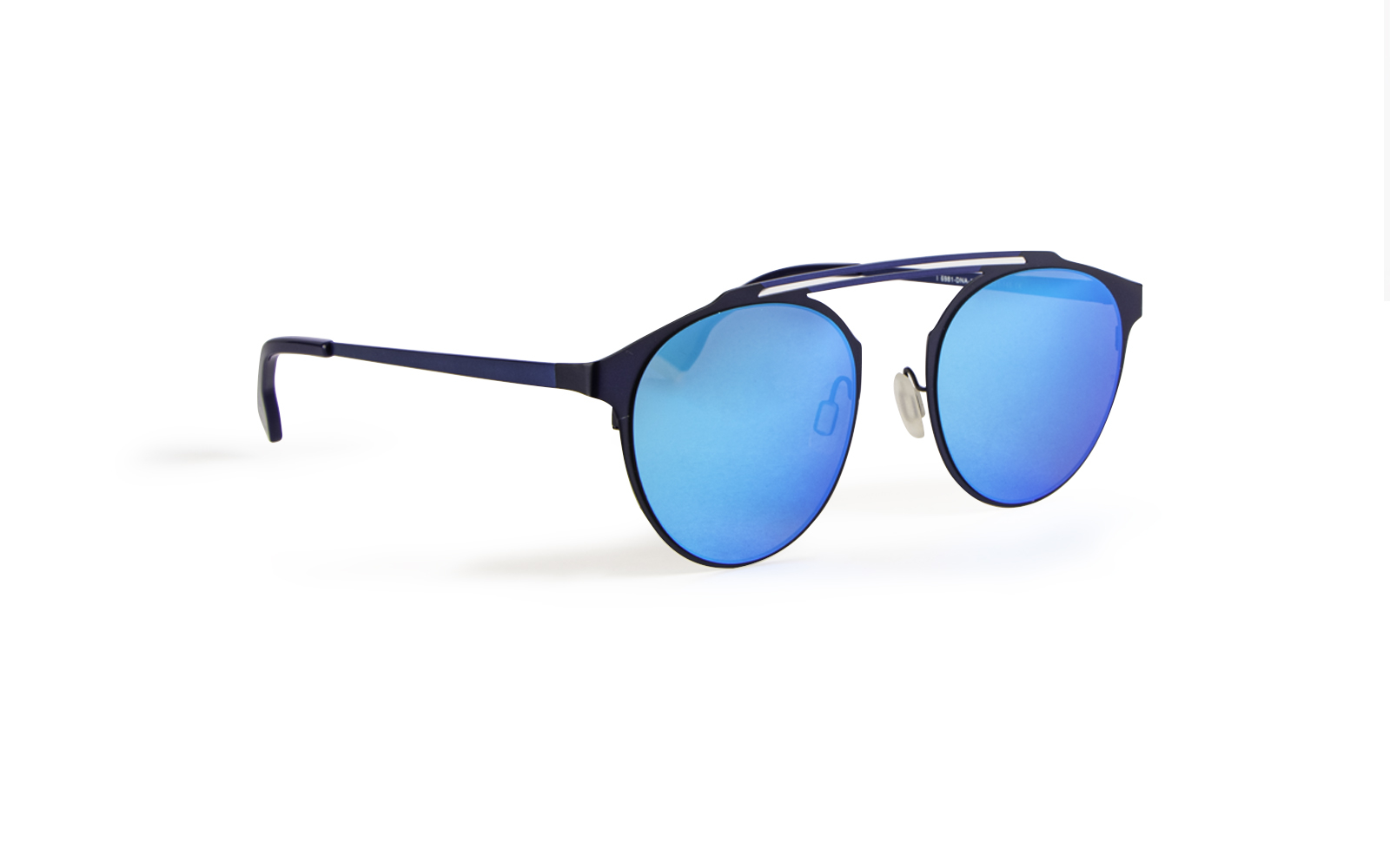 Invicta Men's DNA Round Sunglasses, Blue (6981-DNA-16)