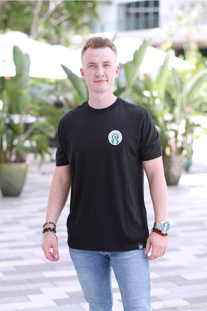Invicta Russian Diver Black T-Shirt (IG0251)-S
